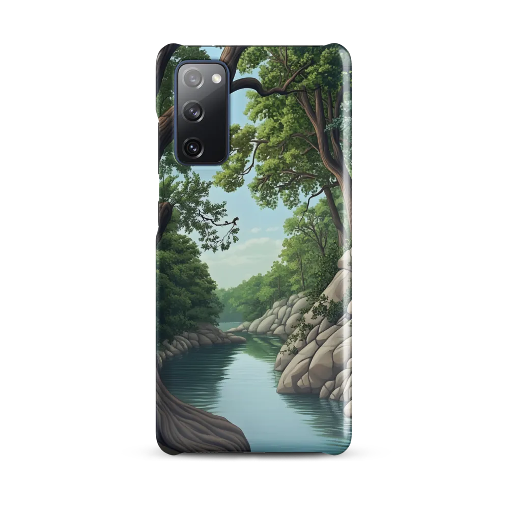 Tranquil Reflections: A Serene River Landscape