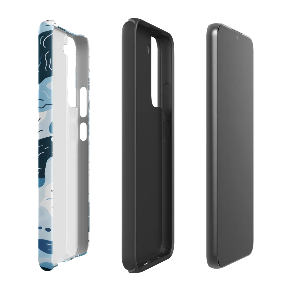 Flowing Waters: An Abstract Journey | Phone Case |  S22 Plus | Tough Case | Glossy