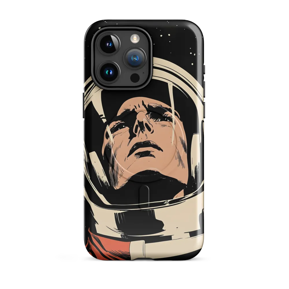 Gaze of the Astronaut | Phone Case |  15 Pro Max | MagSafe® Tough Case | Glossy