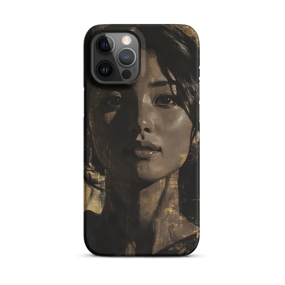 Golden Gaze: A Contemporary Portrait
