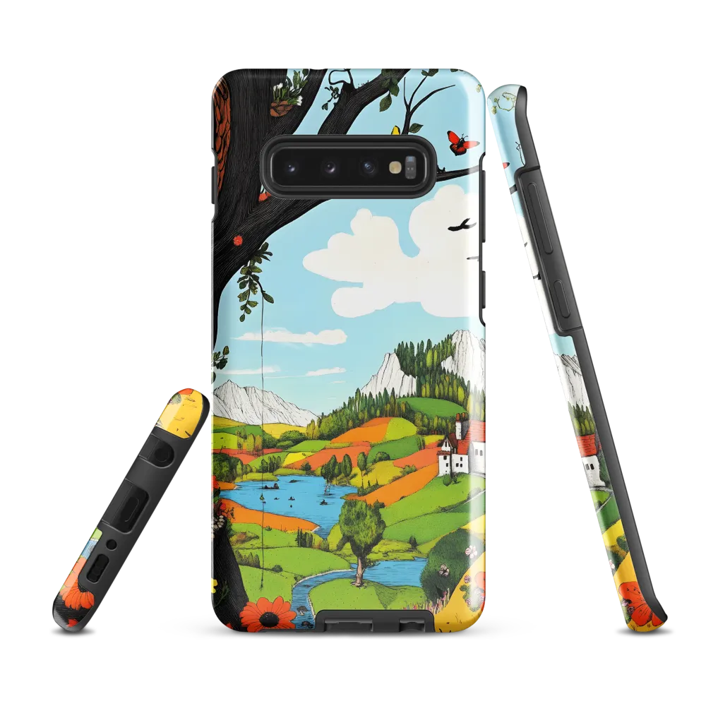 Whimsical Harmony in Nature | Phone Case |  S10 Plus | Tough Case | Glossy