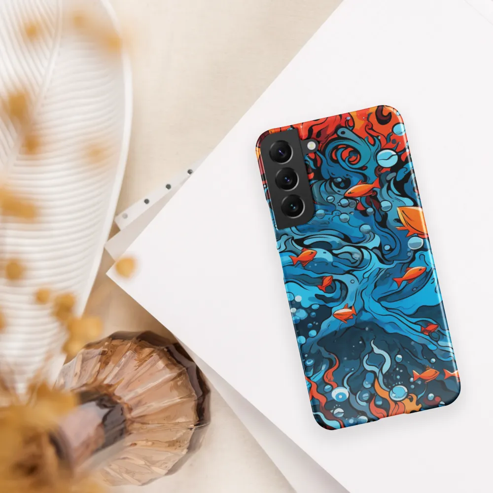 Fluid Harmony: Ocean and Flames