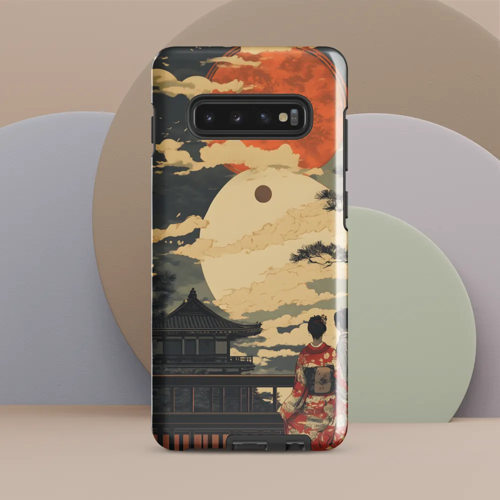 Under the Embrace of the Moon | Phone Case |  S10 Plus | Tough Case | Glossy