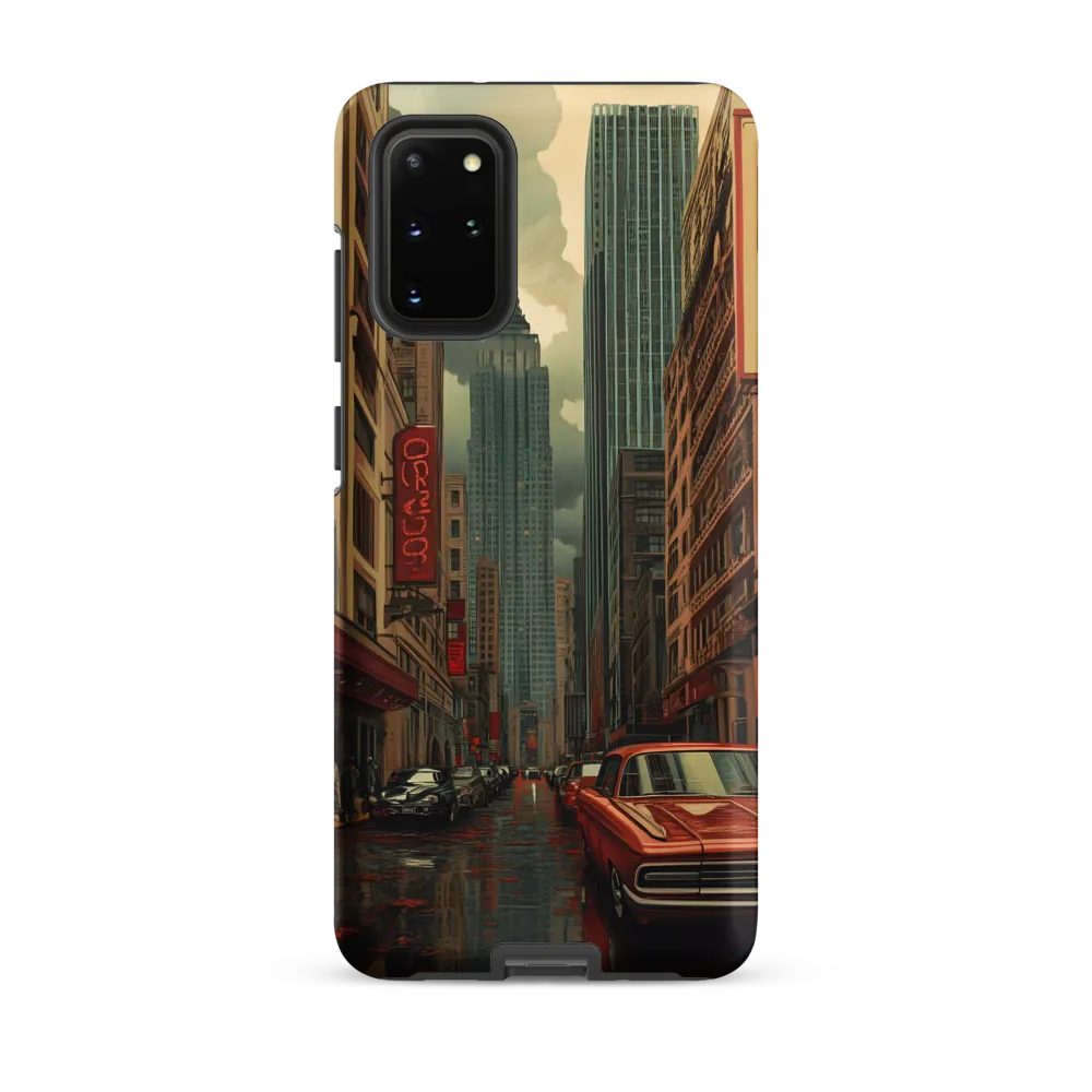 Nostalgic Cityscape: Reflections of a Forgotten Era | Phone Case |  S20 Plus | Tough Case | Matte