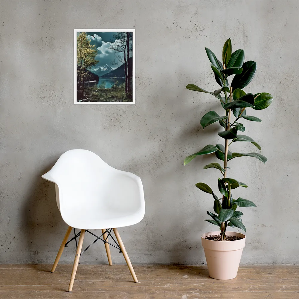 Whispers of Tranquility | Poster with White Frame | 16″×20″