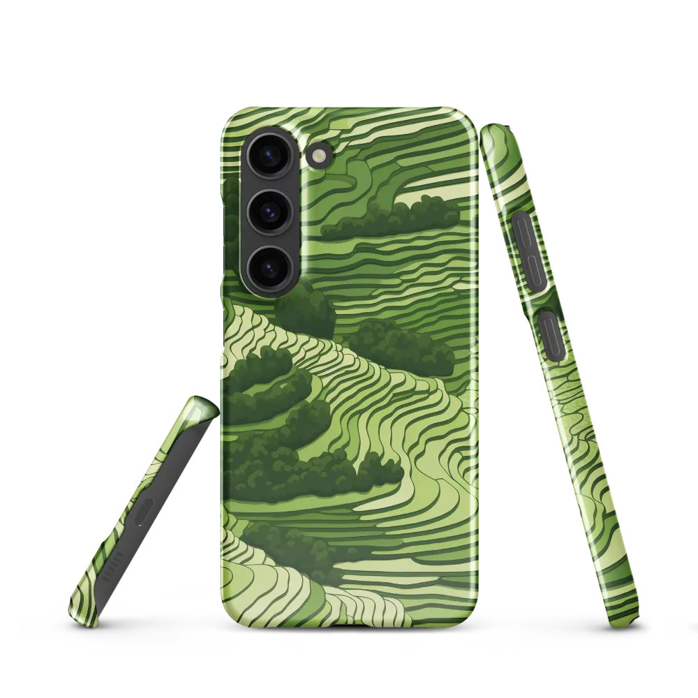 Waves of Green: An Abstract Landscape