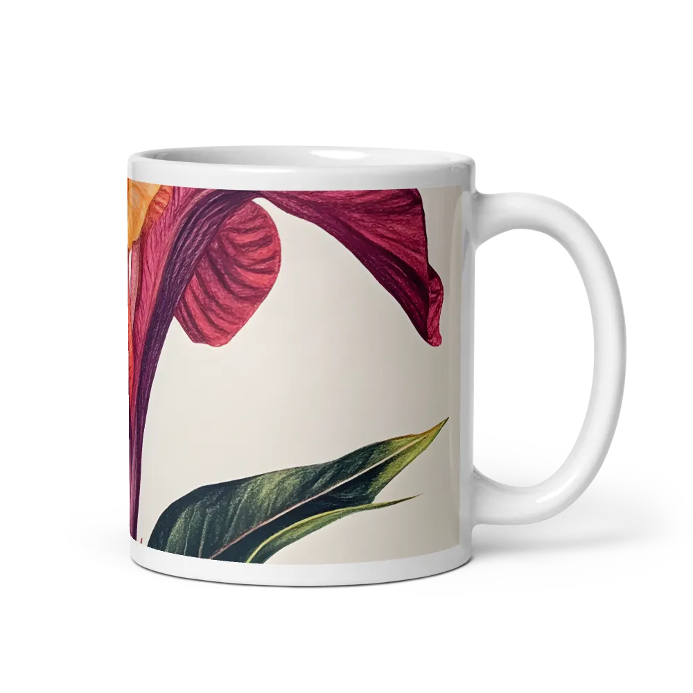 Floral Harmony | Mug with White inside | 11 oz