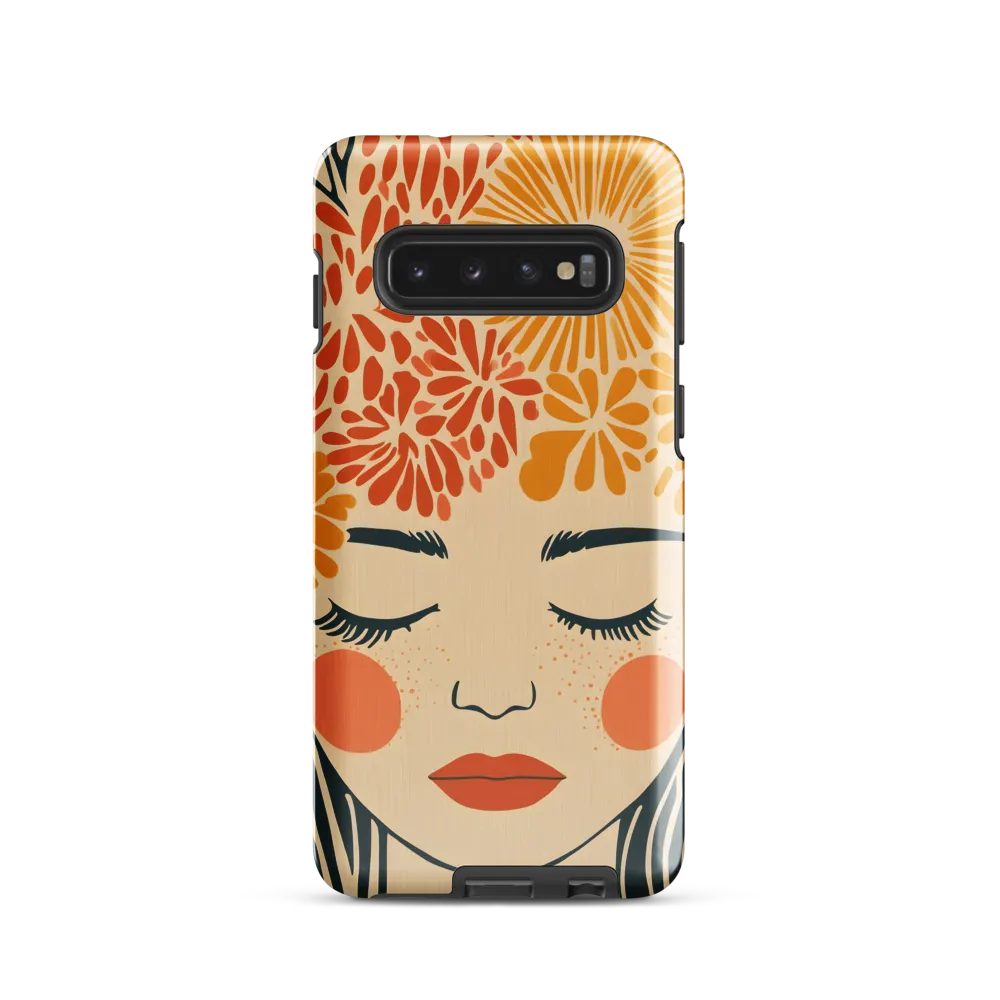 Serenity in Bloom | Phone Case |  S10 | Tough Case | Glossy