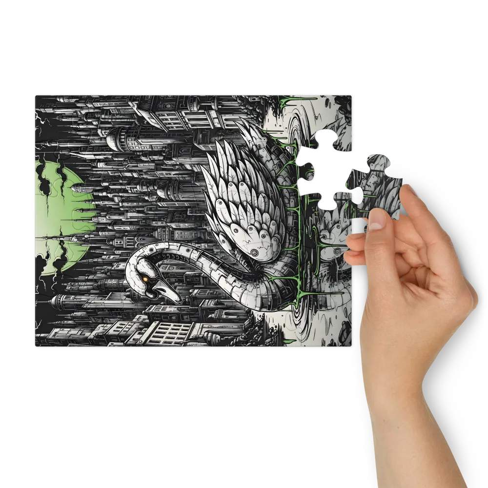 Mechanical Swan 
 Jigsaw Puzzle in Tin Box