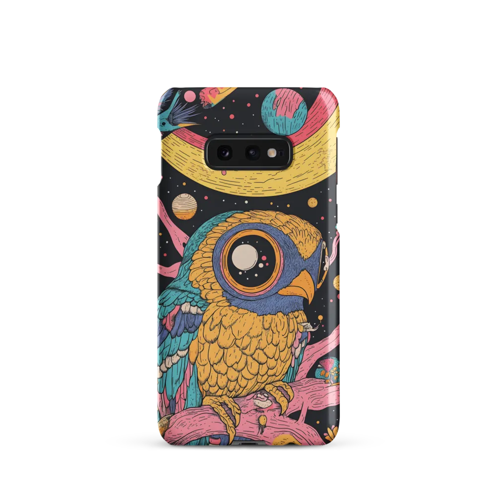 Whimsical Cosmic Owl | Phone Case |  S10e | Snap Case | Matte