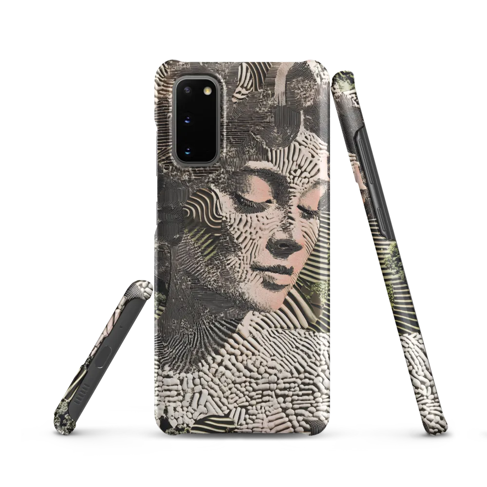 Ethereal Blend of Nature and Humanity | Phone Case |  S20 | Snap Case | Matte