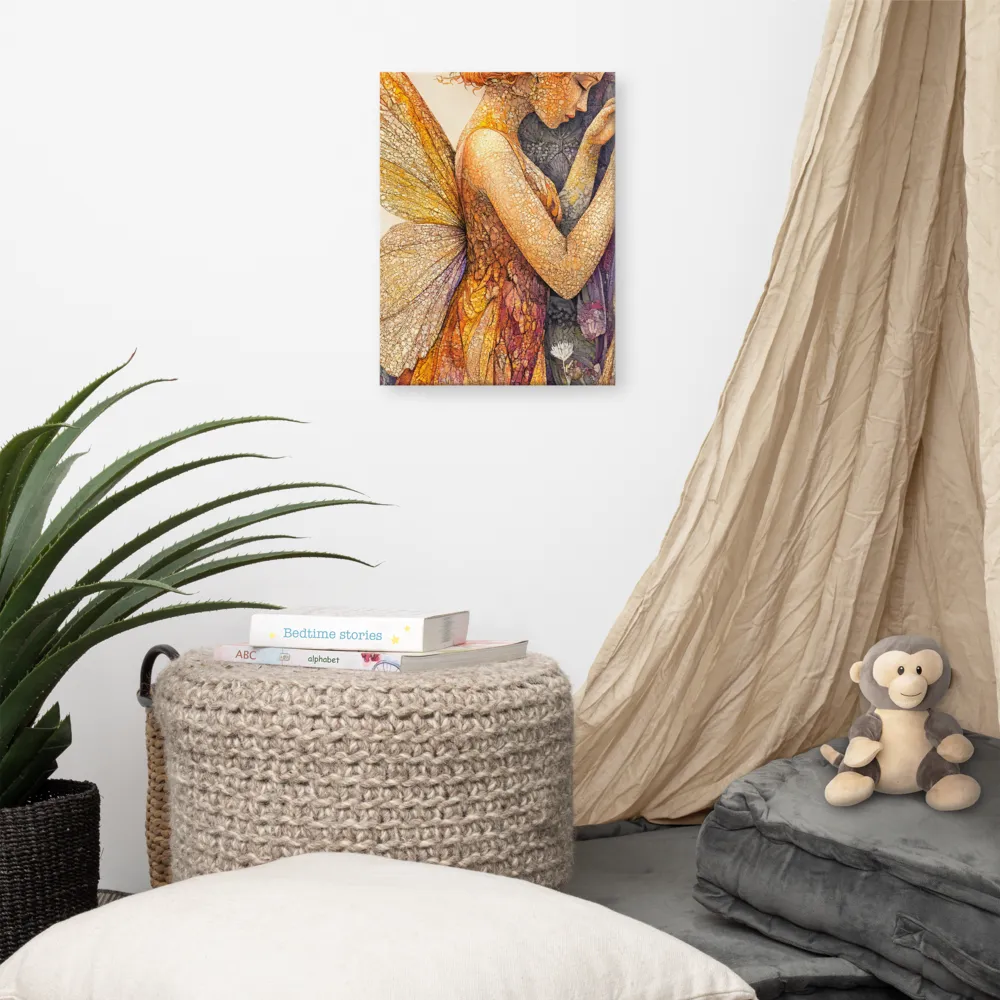 Whispers of the Frosted Meadow | Canvas | 12″×16″
