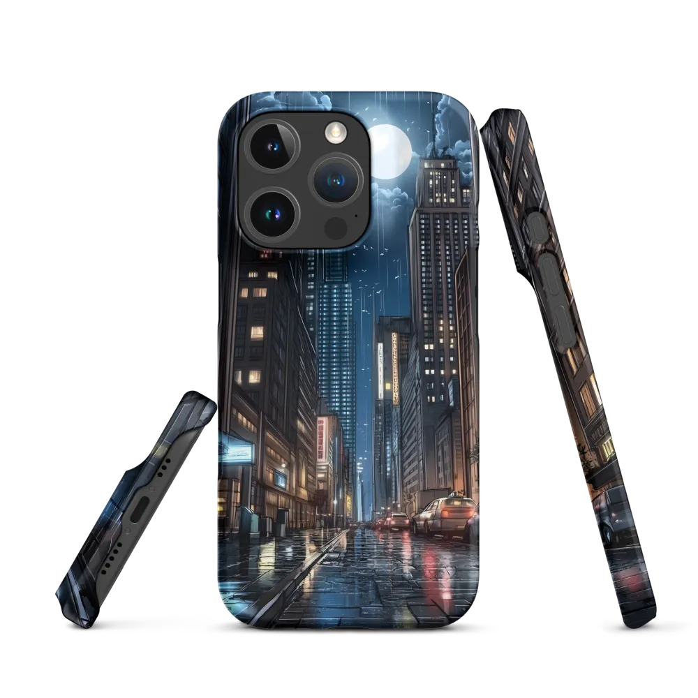 Moonlit Urban Serenity | Phone Case |  16 Pro | Snap Case | Matte