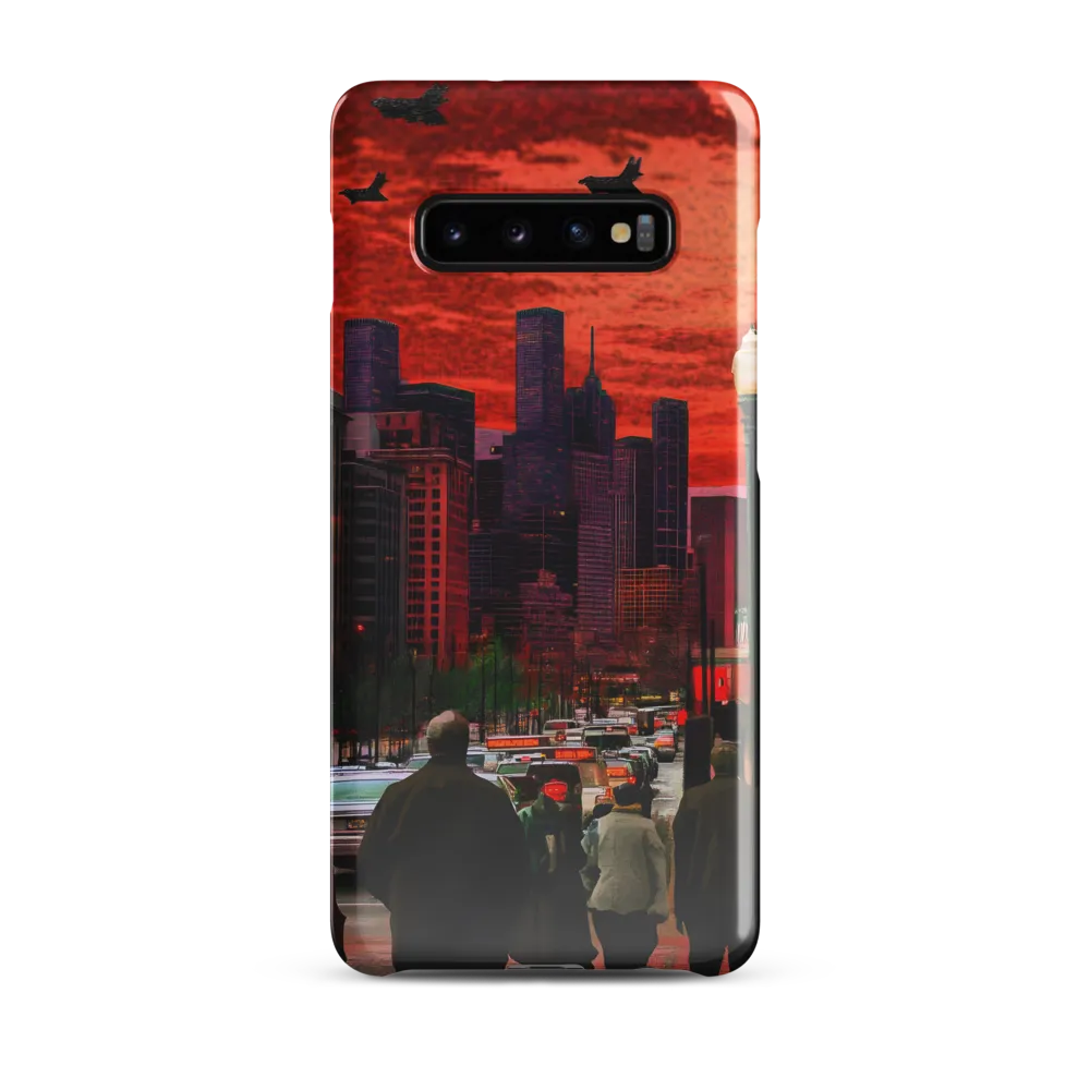 Urban Reverie: Stratospheric Shadows | Phone Case |  S10 Plus | Snap Case | Glossy