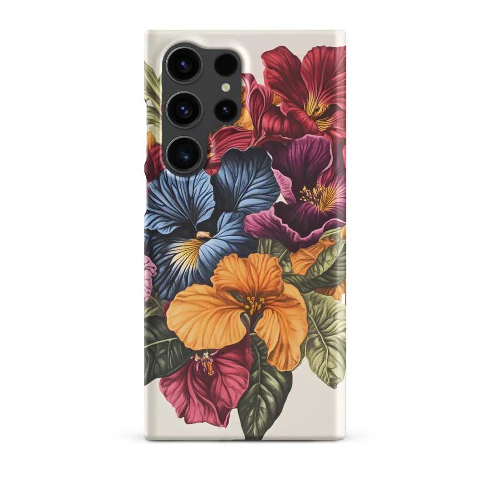 Floral Symphony in Color | Phone Case |  S23 Ultra | Snap Case | Matte