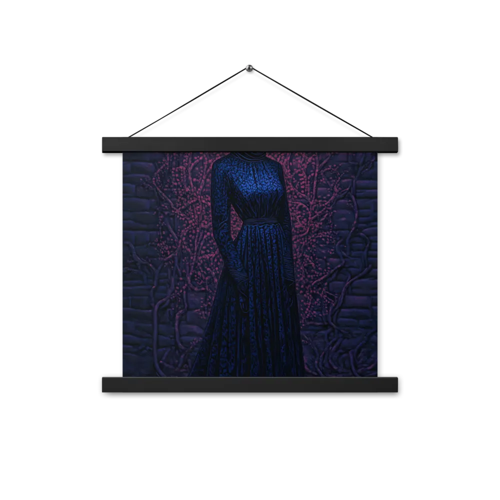 Veil of Enigma | Poster With Black Wood Hanger | 14″×14″