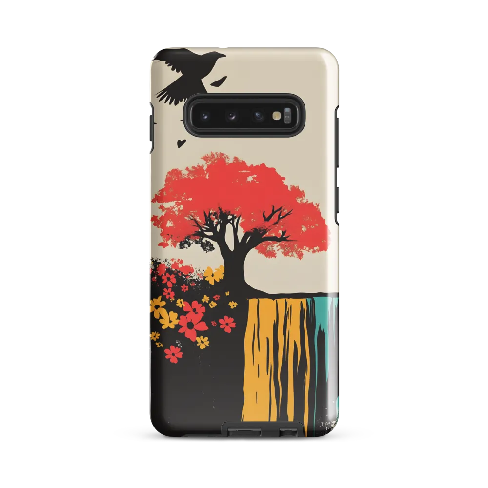 Serene Cascade of Colors | Phone Case |  S10 Plus | Tough Case | Glossy