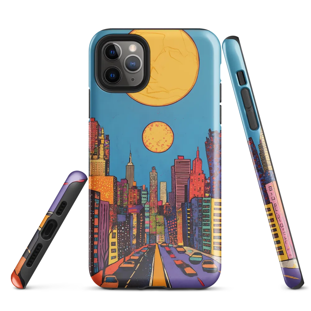 Urban Vibrance: A Pop Art Cityscape | Phone Case |  11 Pro Max | Tough Case | Glossy