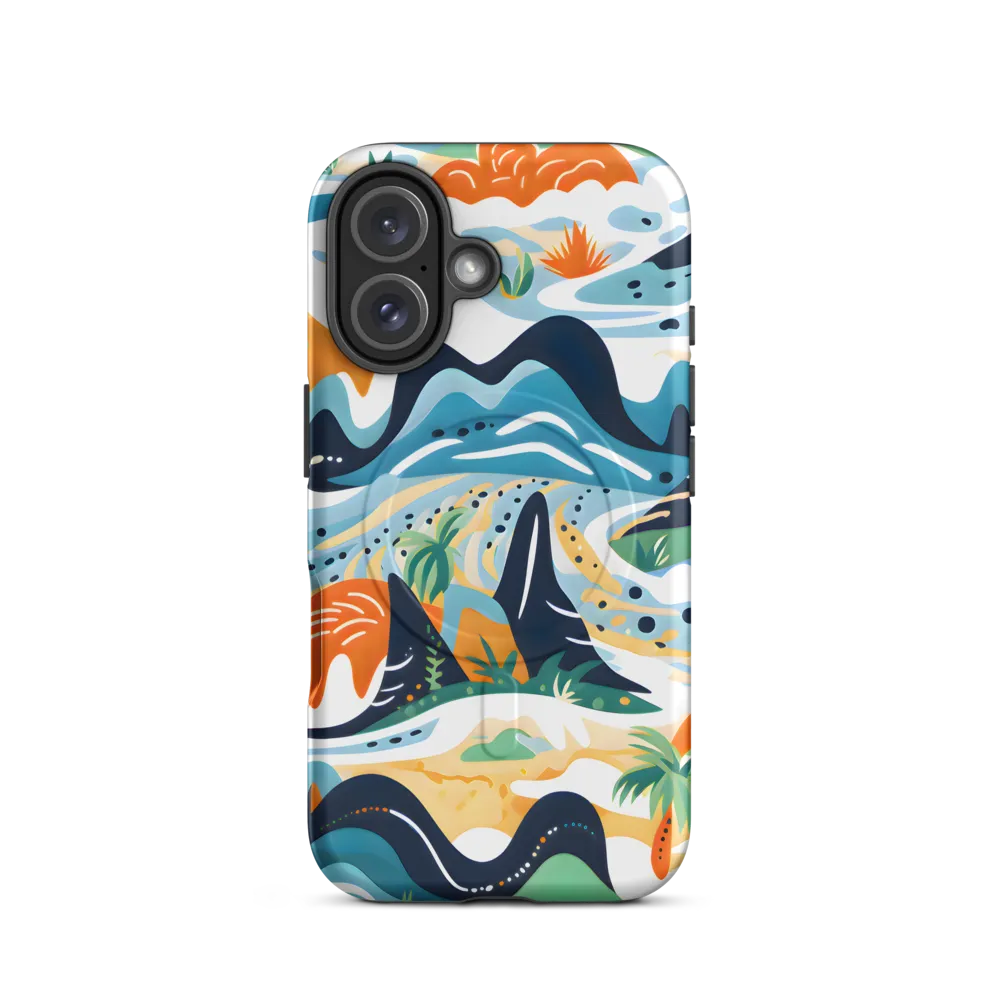 Abstract Tropical Landscape