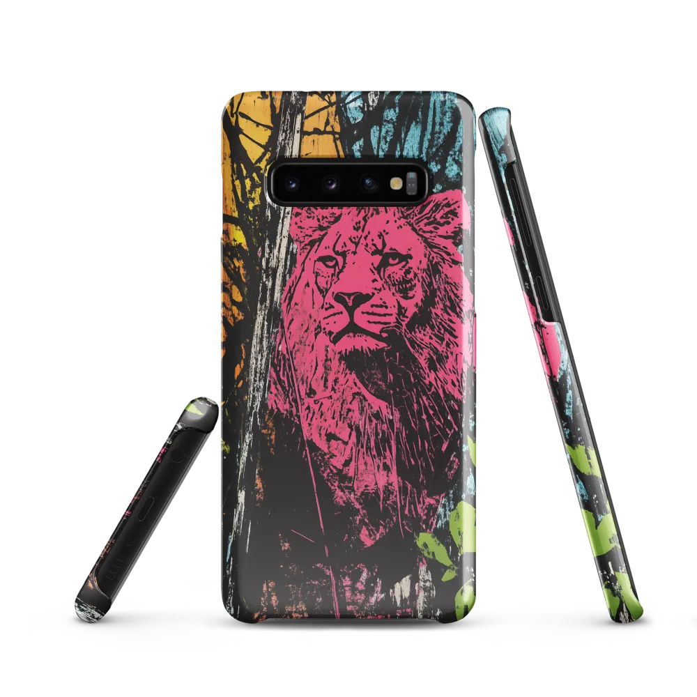Fierce Vibrance: The Pink Lion