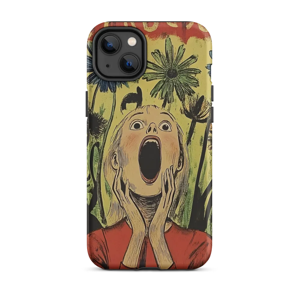 The Echo of Panic | Phone Case |  14 Plus | Tough Case | Matte
