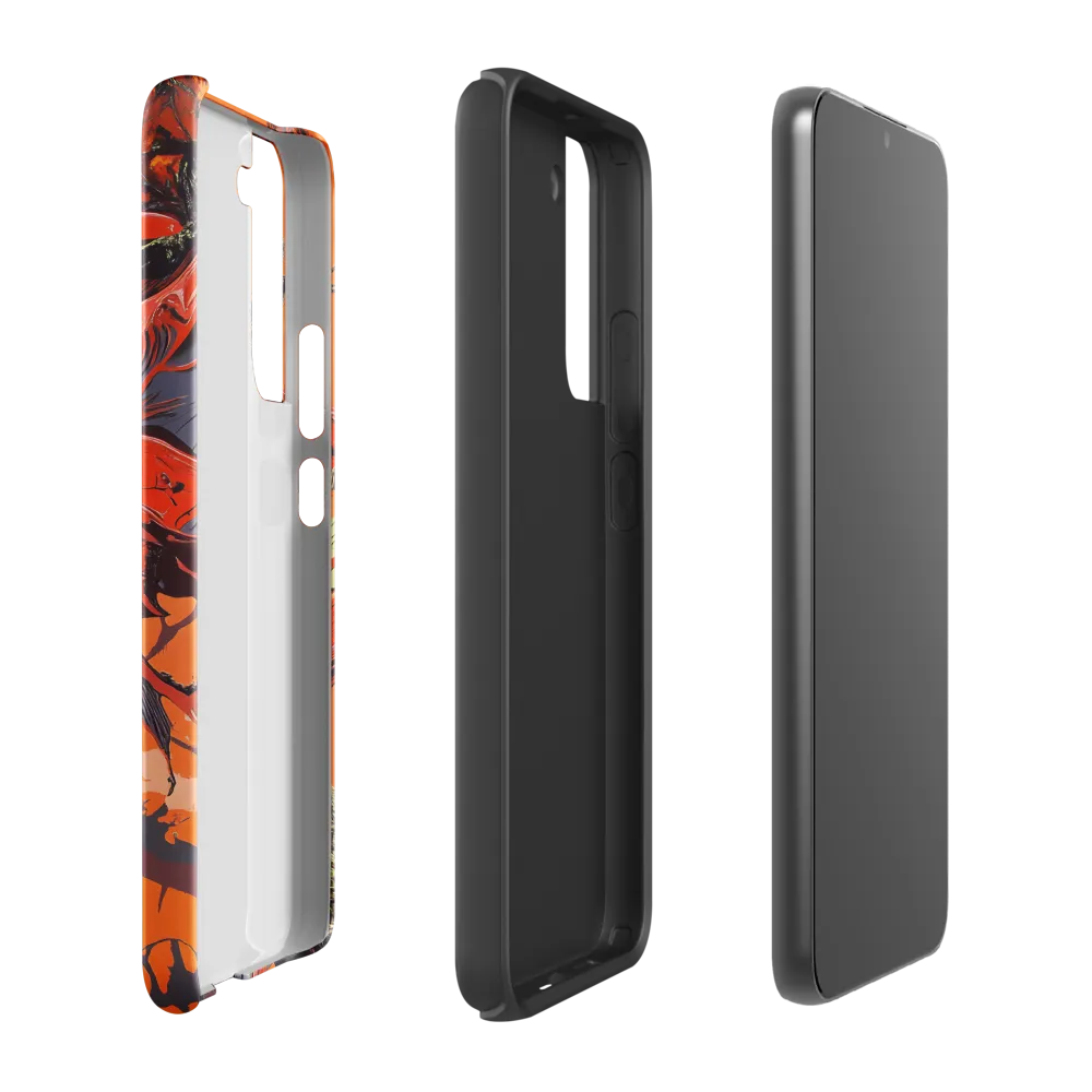 Life in Motion: An Abstract Tree | Phone Case |  S22 Plus | Tough Case | Glossy