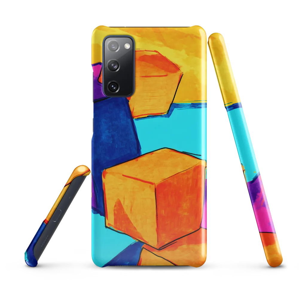 Playful Cubes in Vibrant Harmony