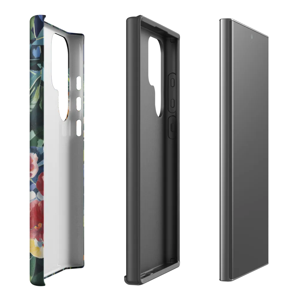 Hidden Majesty: The Jaguar Amongst Tropical Splendor | Phone Case |  S23 Ultra | Tough Case | Matte