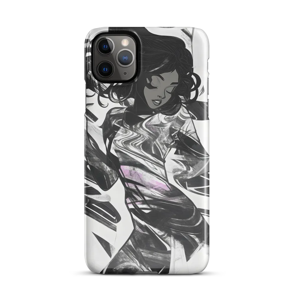 Fluid Grace: The Dance of Shadows | Phone Case |  11 Pro Max | Snap Case | Glossy