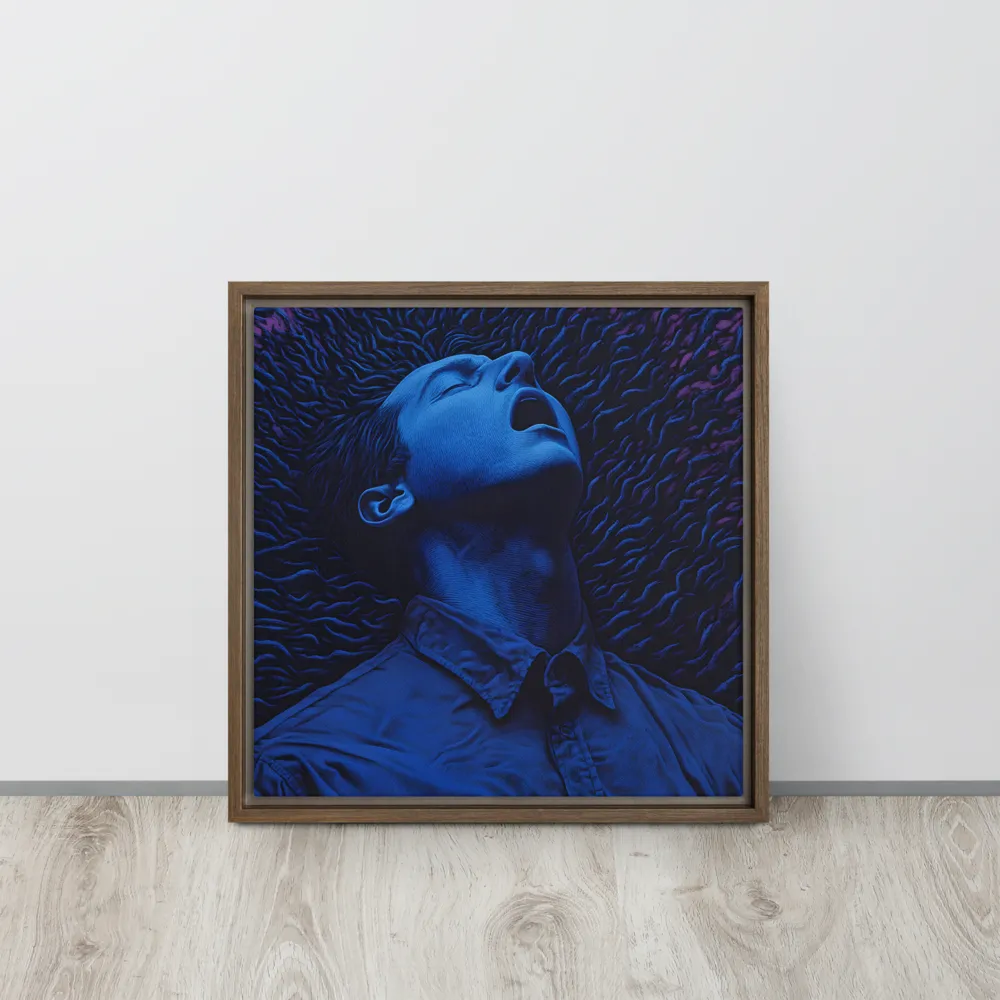 Dreams Unbound | Canvas with Brown Frame | 16″×16″