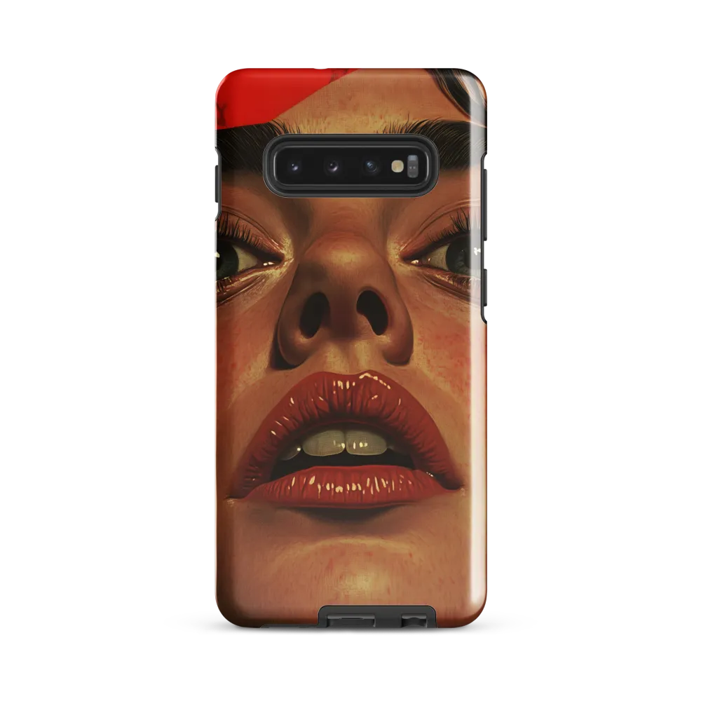 Intense Gaze | Phone Case |  S10 Plus | Tough Case | Glossy