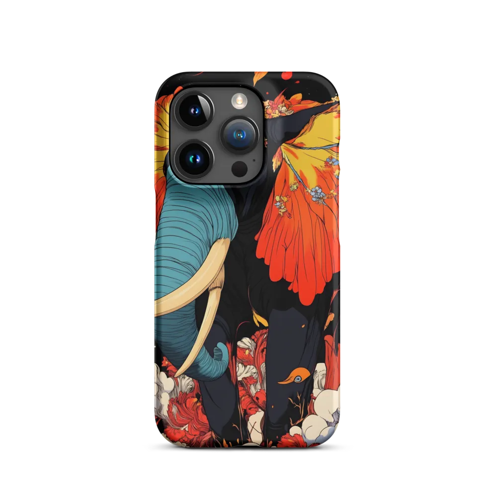 Majesty of the Floral Elephant | Phone Case |  15 Pro | Snap Case | Matte