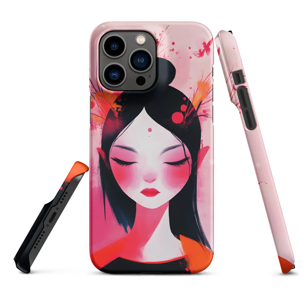 Serenity in Pink | Phone Case |  14 Pro Max | Snap Case | Matte