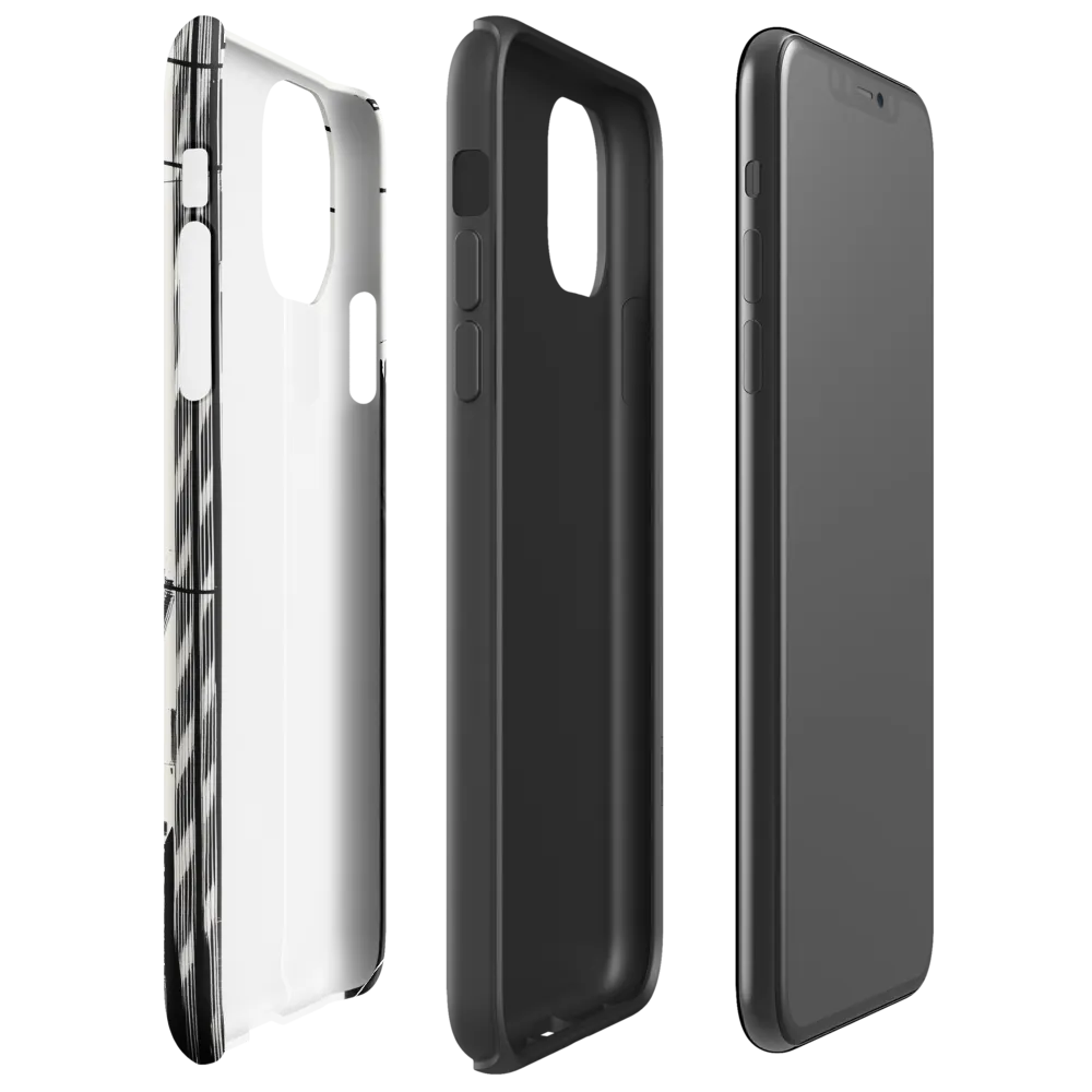 Urban Minimalism: A Study in Lines | Phone Case |  11 Pro Max | Tough Case | Glossy