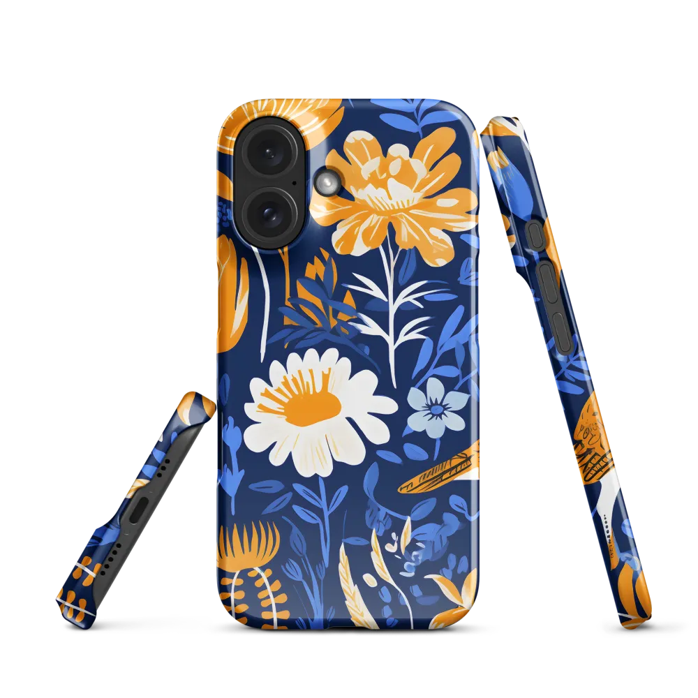 Floral Symphony | Phone Case |  16 | Snap Case | Glossy