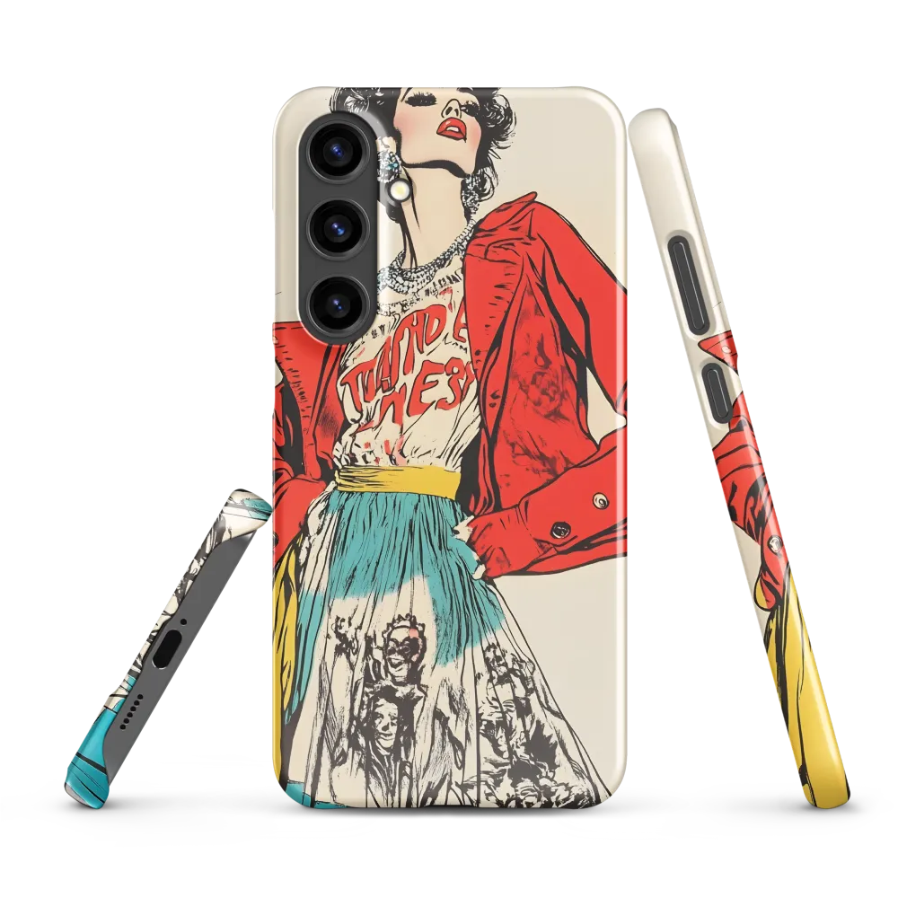 Vibrant Elegance: A Pop Art Fashion Statement