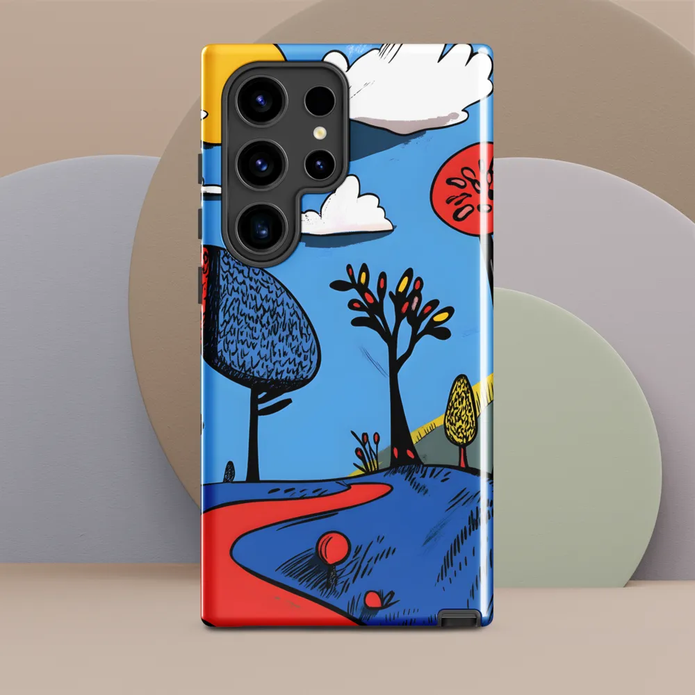 A Playful Journey Through Whimsical Woods | Phone Case |  S24 Ultra | Tough Case | Glossy