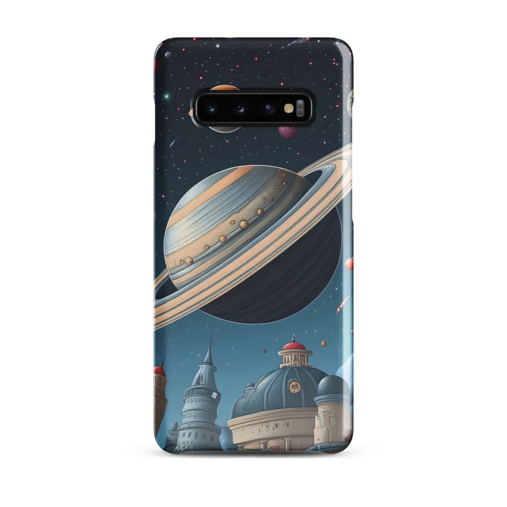 Celestial Cityscape: Wonders of the Cosmos | Phone Case |  S10 Plus | Snap Case | Glossy