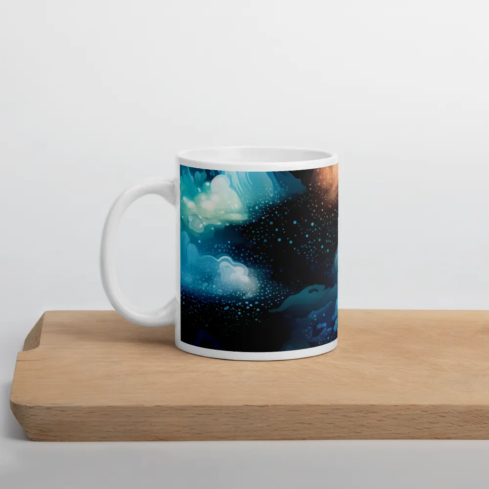 Mystical Cosmic Nebulae | Mug with White inside | 11 oz