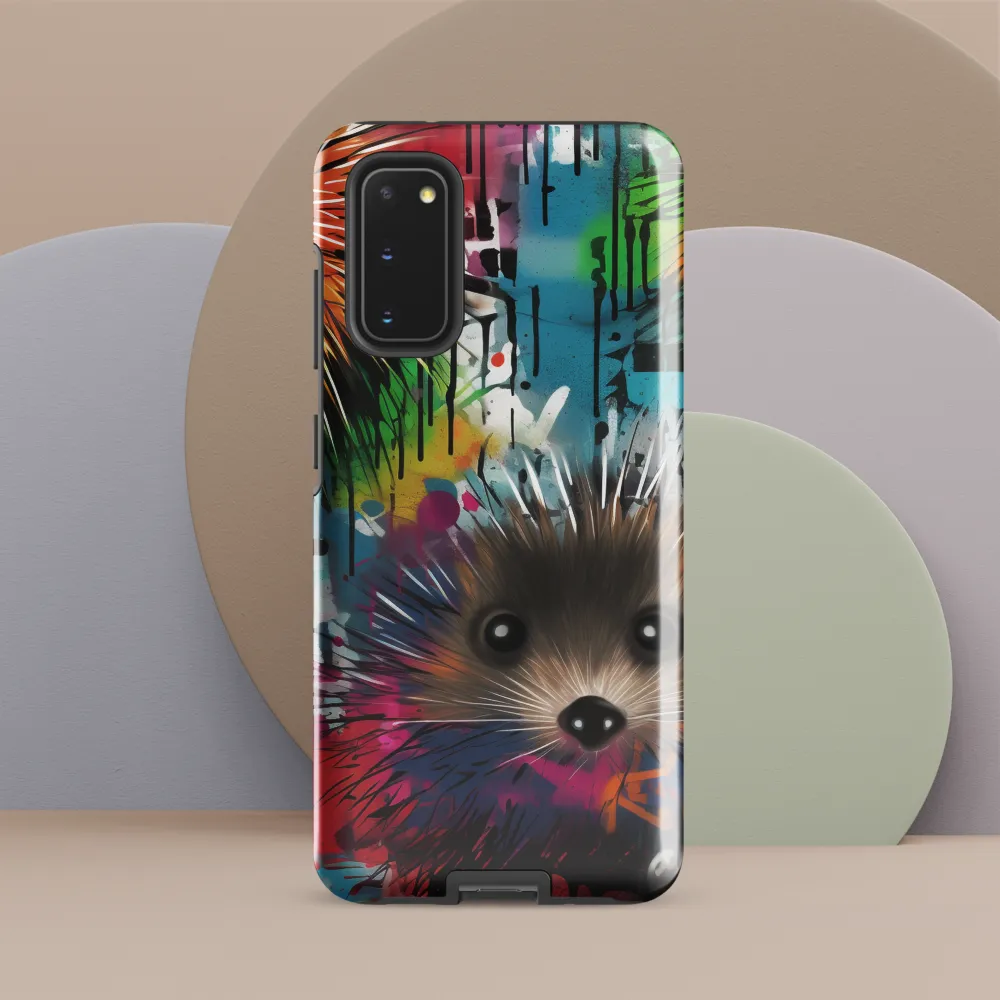 Whimsical Hedgehogs in a Kaleidoscopic Wonderland