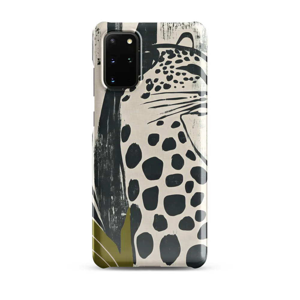 Leopard in Silhouette: A Modern Appeal | Phone Case |  S20 Plus | Snap Case | Glossy