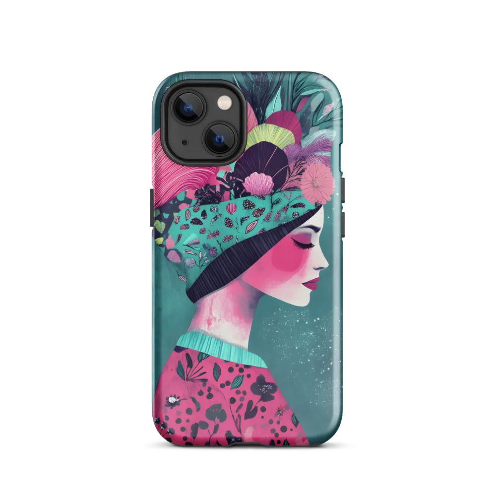 Whimsical Floral Portrait