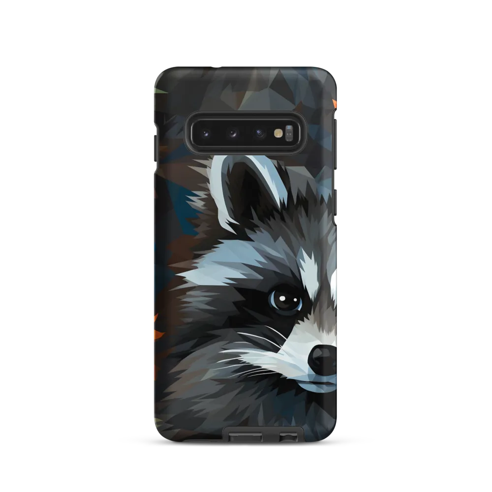 Whispers of Autumn: The Raccoon's Gaze | Phone Case |  S10 | Tough Case | Matte