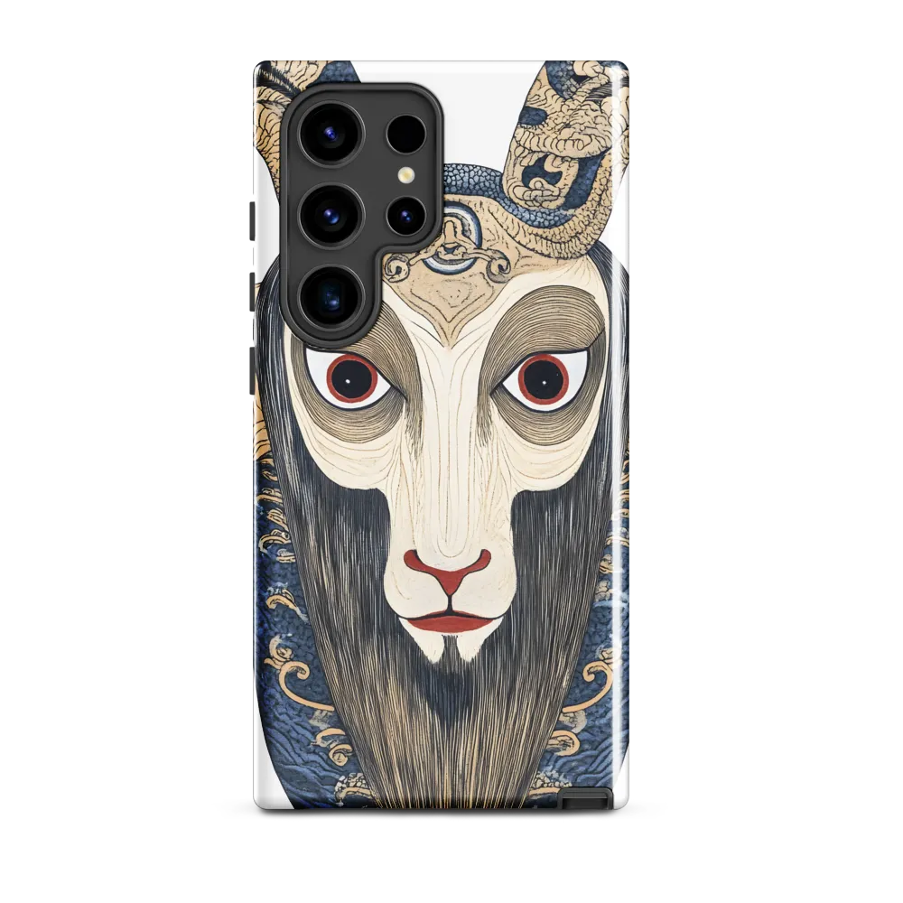Ethereal Gaze of the Ram | Phone Case |  S24 Ultra | Tough Case | Glossy