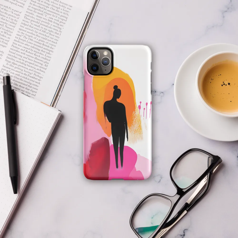 Silhouette in Colorful Abstraction | Phone Case |  11 Pro Max | Snap Case | Glossy