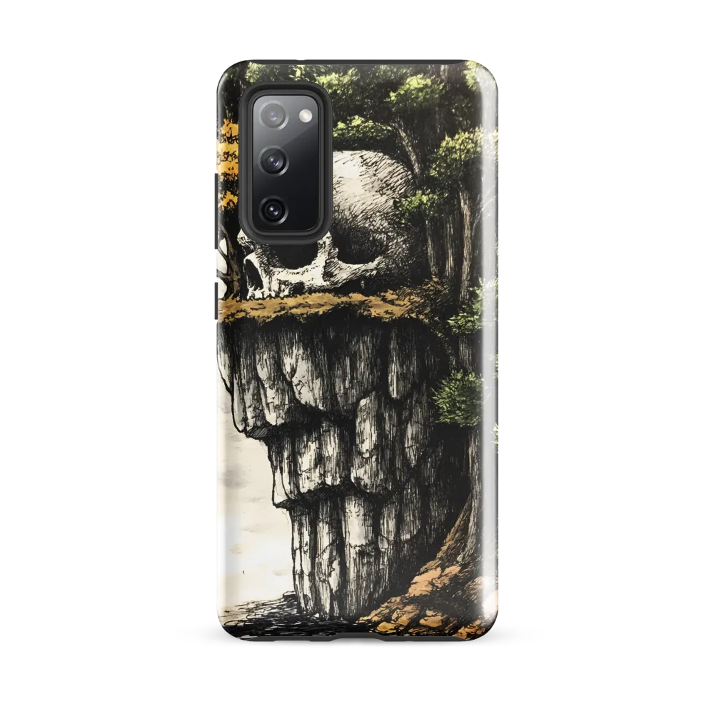 The Whispering Skull: A Surreal Encounter with Nature | Phone Case |  S20 FE | Tough Case | Glossy