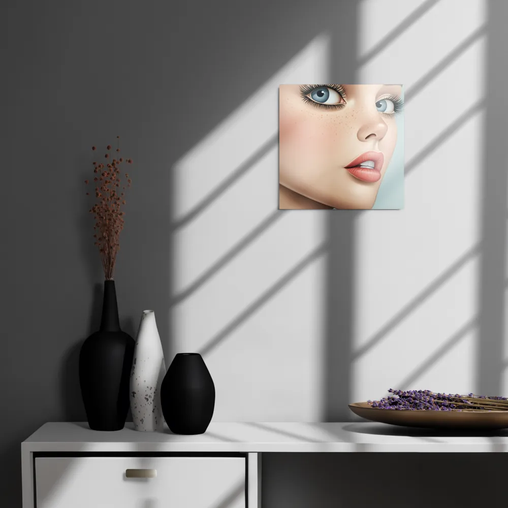 Intriguing Elegance | Metal Print | 12″×12″