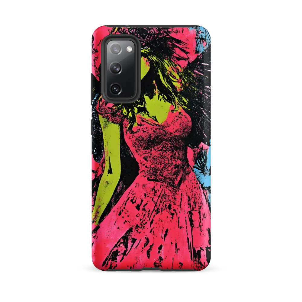 Mystical Angel in Neon Dreams