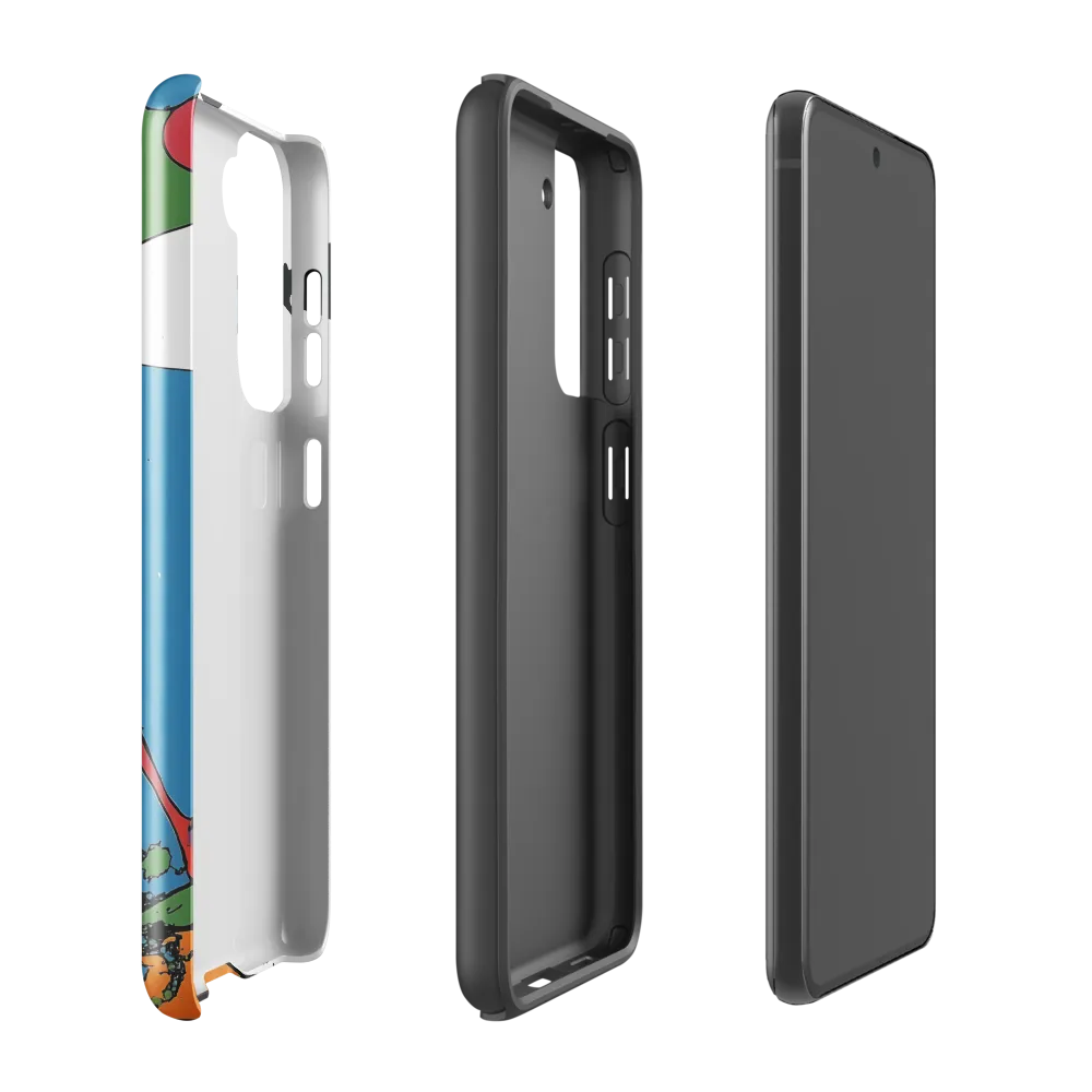 Dynamic Abstract Movement | Phone Case |  S21 FE | Tough Case | Glossy