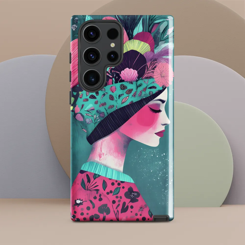 Whimsical Floral Portrait